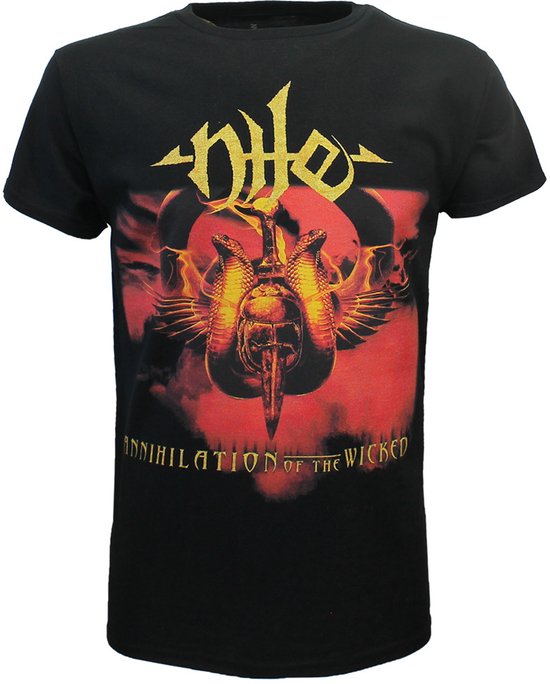 Nile Annihilation of the Wicked Album T-Shirt - Officiële Merchandise - S