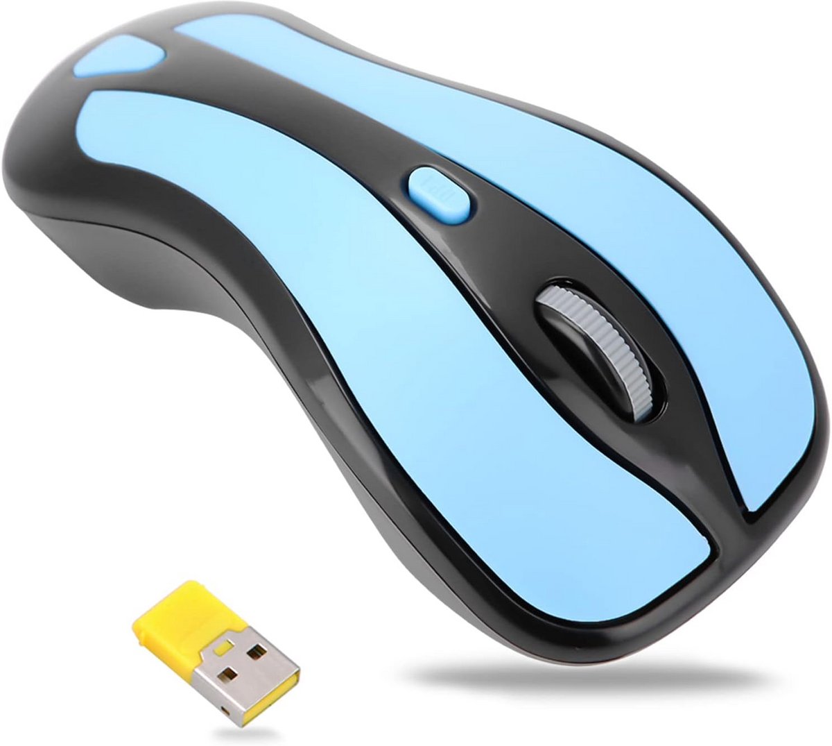 Draadloze Gyroscoop Air Mouse met USB-ontvanger - 1600 DPI voor PC, Smart TV en Android Box