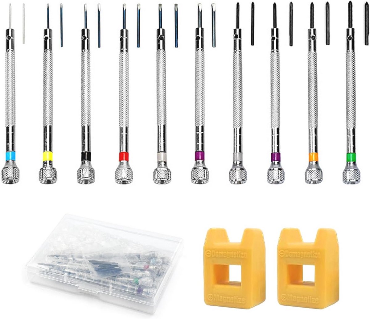 Precision Horlogemakers Schroevendraaierset - 13 Delige Set met Pincet en Organiser