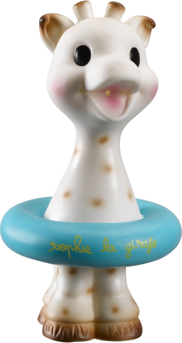 Sophie de Giraf Badspeeltje – Blauw – Baby Bad Speelgoed – Veilig & BPA-vrij – Geschikt vanaf 6 Maanden – Inclusief Luxe Wit Geschenkdoosje