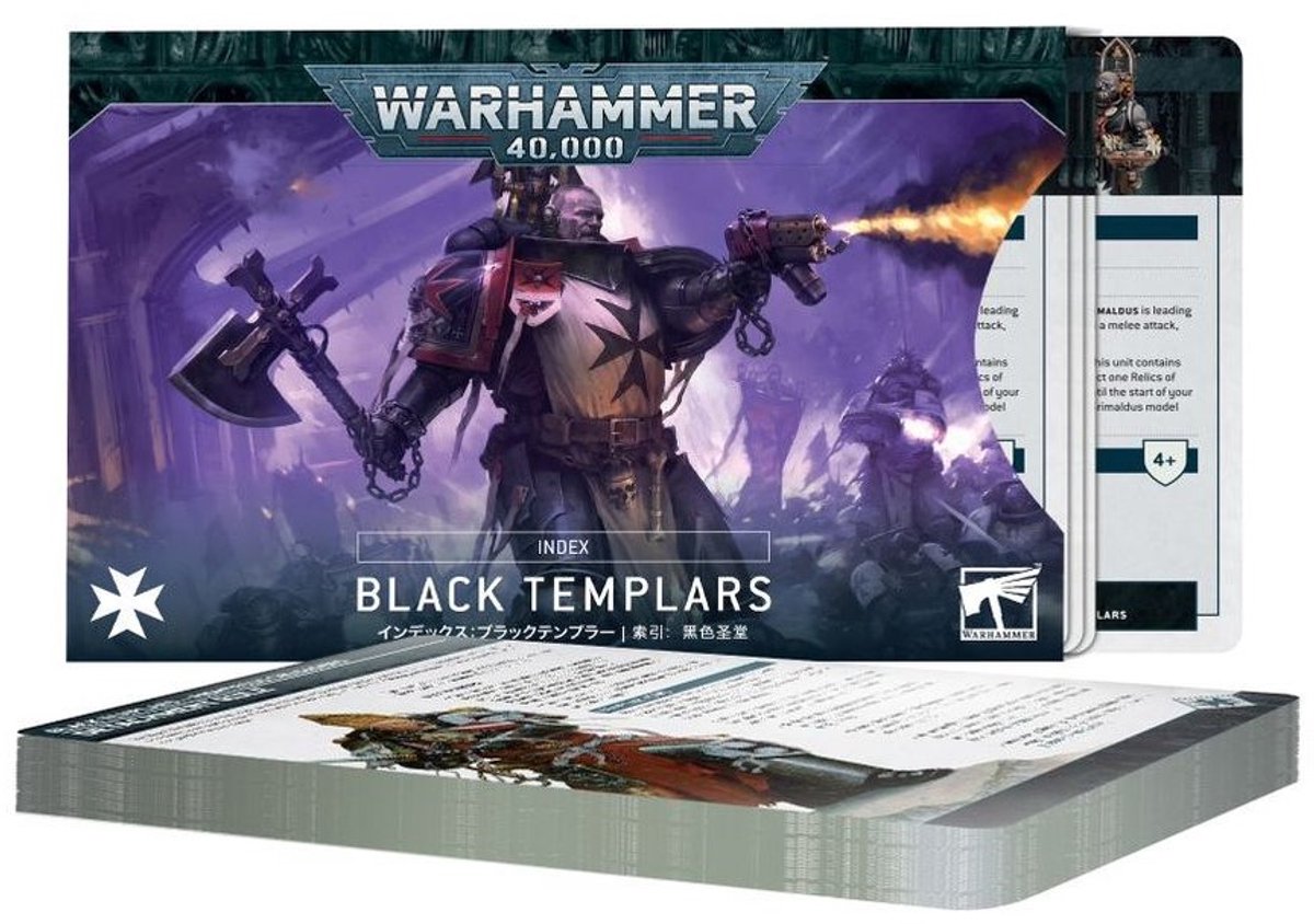 Warhammer 40K - Black Templars - Index Cards (72-55)