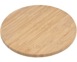 Draaiplateau Serveerplank Bamboe Hout – Draaischijf – XL – Ø50CM