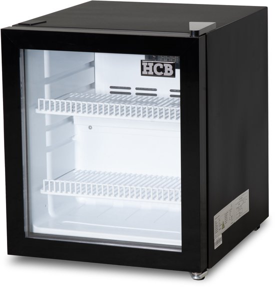 HCB® - Minibar - 46 liter - glasdeur koeling - 230V - 23 kg - 7997 van hcb — afbeelding 4