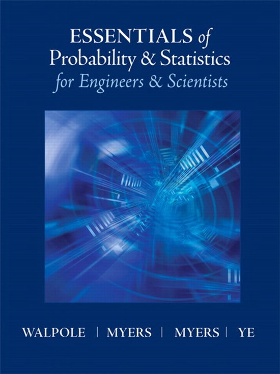 Essentials of Probabilty & Statistics for Engineers & Scient ... - cover