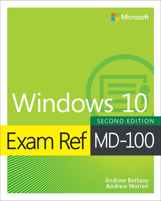 Exam Ref- Exam Ref MD-100 Windows 10 - cover
