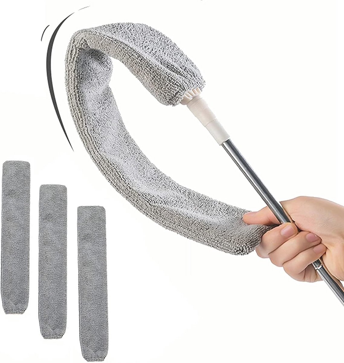 Verstelbare Microvezel Duster voor Gemakkelijke Gap Cleaning met Uitschuifbare Handvat