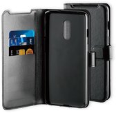 BeHello OnePlus 7 Hoesje - Gel Wallet Case Met Ruimte Voor 3 Pasjes Zwart