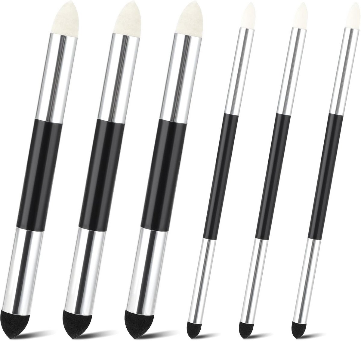 Blending Spons Pen Set - 6 Dubbele Hoofden Wasbare Schets Gom voor Kunstenaars
