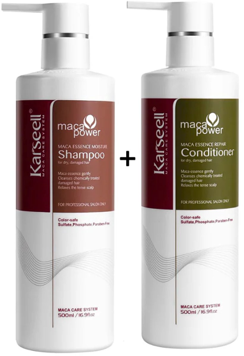 Karseell - Maca Power Shampoo 500 ml + Conditioner 500 ml