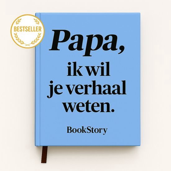 Papa, ik wil je verhaal weten – Invulboek voor papa | Origineel vaderdag cadeau & geschenk | Persoonlijk invulboek volwassenen