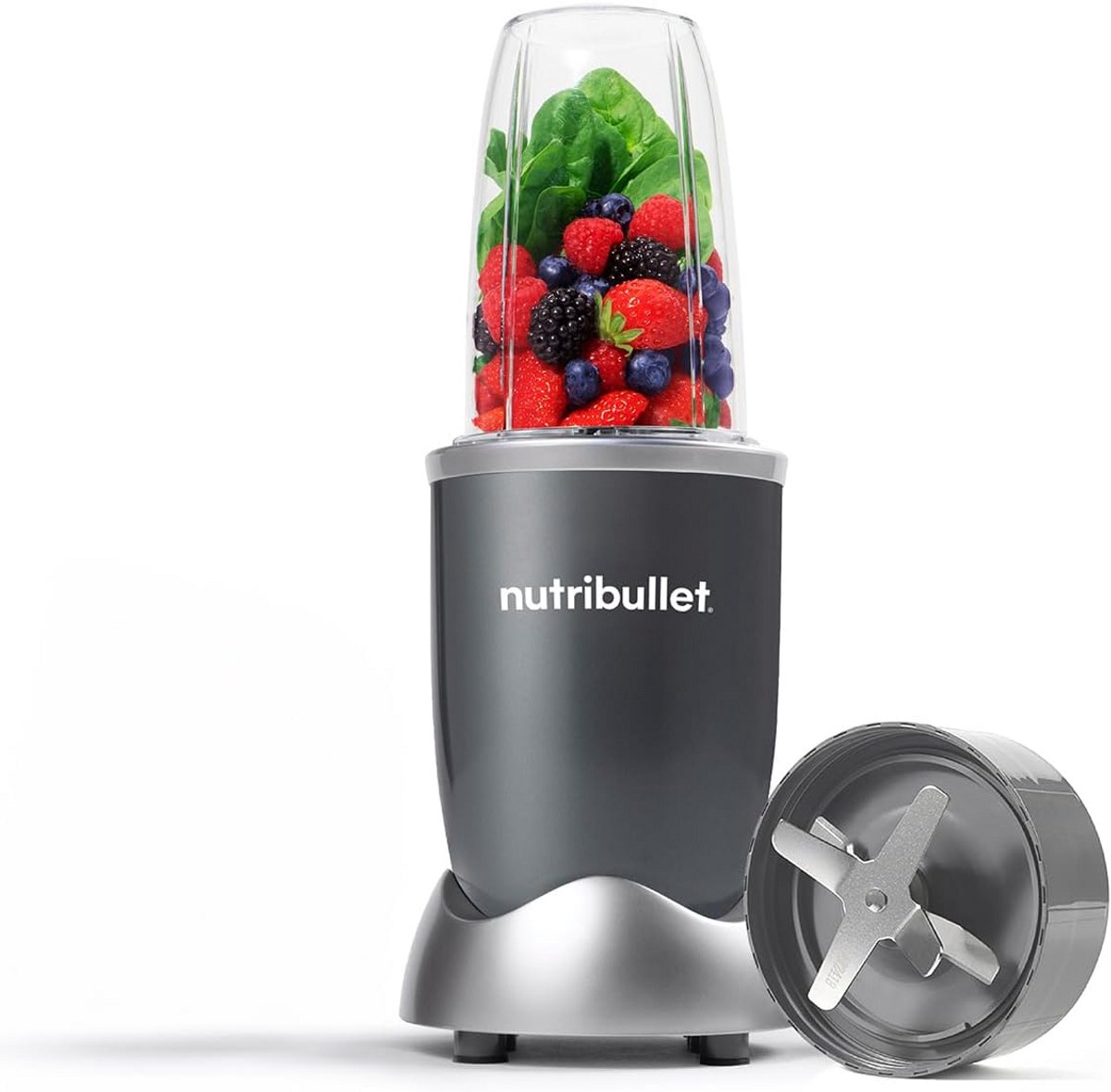 Startset Blender voor Voedingsextractie - Hoge Snelheid 600 W - Grafietkleur