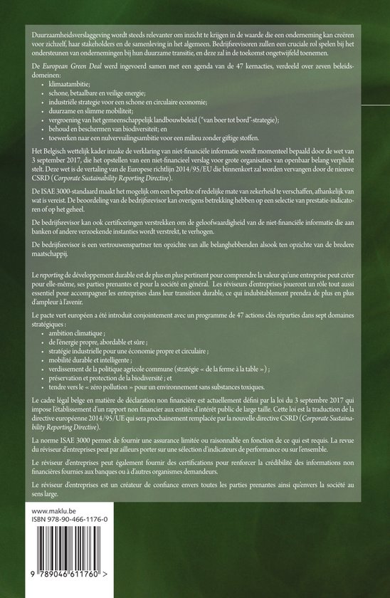 ICCI 2022-1 - Actualia en ontwikkelingen in duurzaamheidsrapportering - Actualités et évolutions en matière de reporting des informations de durabilité