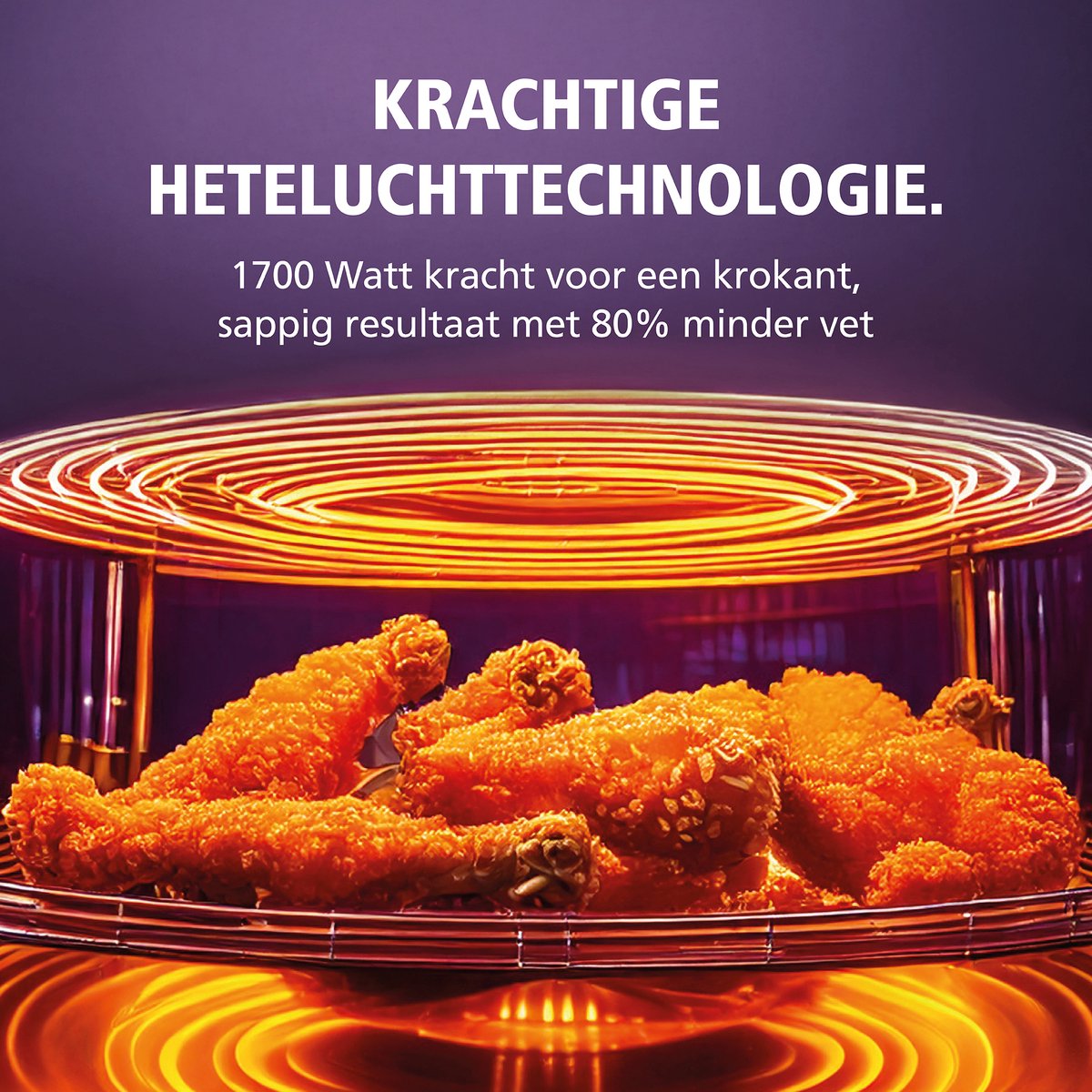 Brabantia Airfryer XXL - 5.7 liter - Digitaal Touchscreen - 10 Kookprogramma's - Tot 5 Personen - PFAS-Vrij - 80ºC tot 200ºC - 1700 Watt - BBEK1136 — afbeelding 4