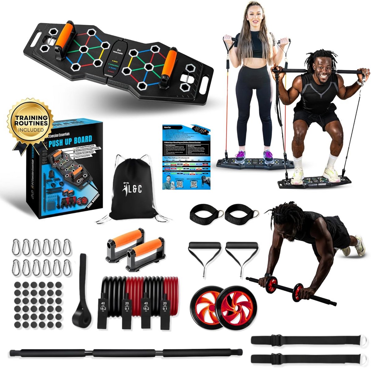 Push Up Board voor Thuistraining - Verbeter je Kracht en Flexibiliteit