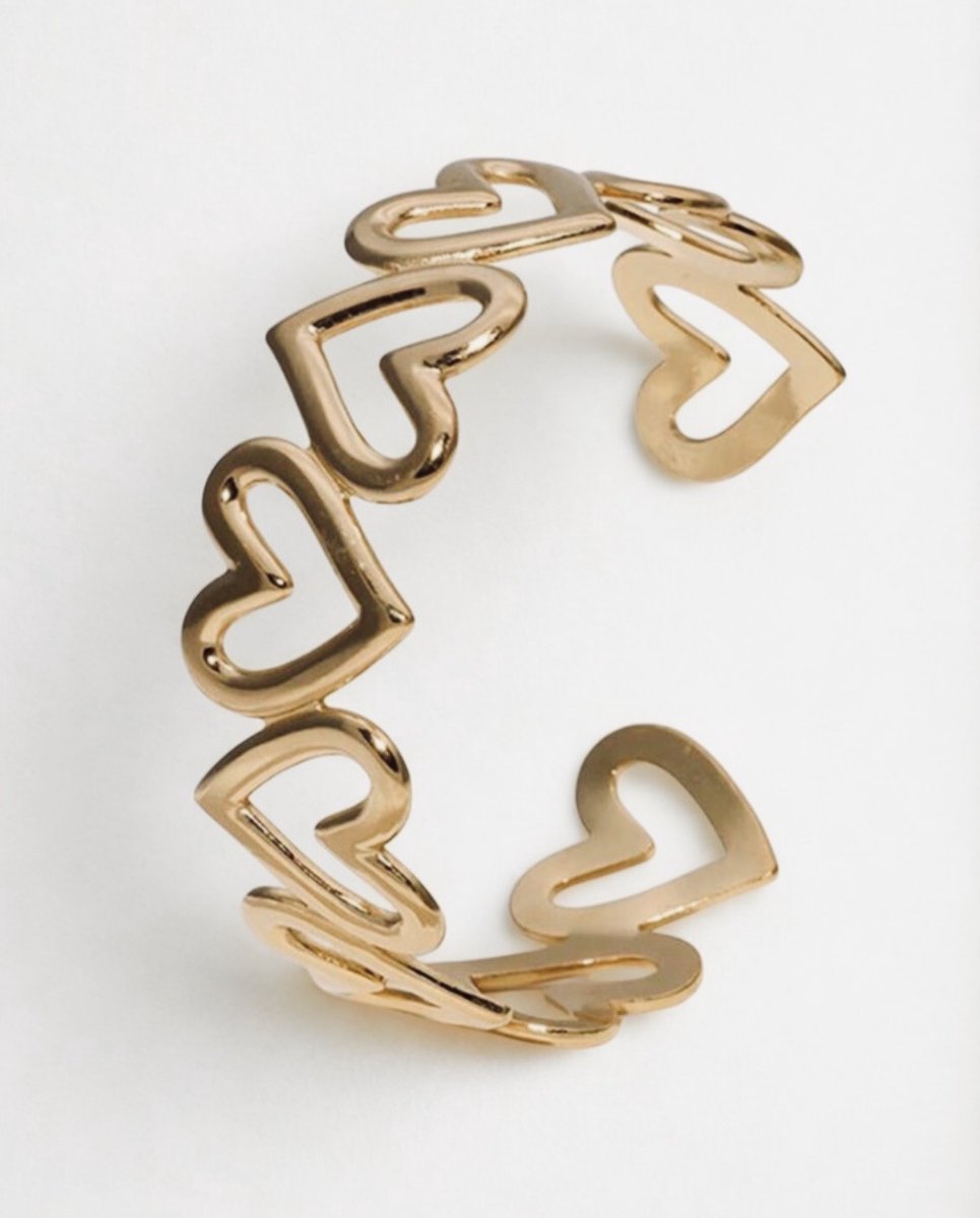 Statement armband - armband dames - schakelarmband - bangle - bangle armband - armbanden - armband dames - minimalistische armband - armband - enkelbandje