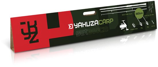 Delphin - YAKUZA - Karper Visset - Compleet & Direct Klaar voor Gebruik - 3.60m van Merkloos — afbeelding 5