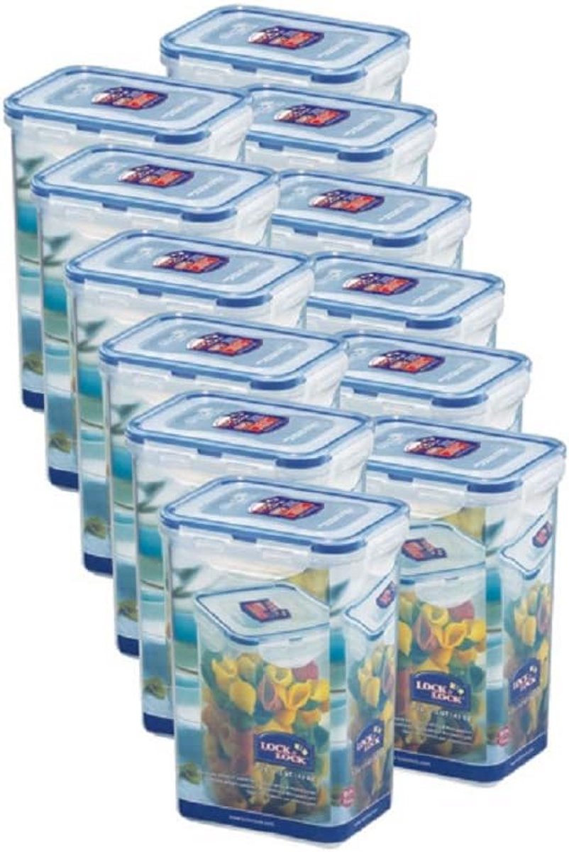Luchtdichte Bewaardozen Set van 12 - 1,3 L, BPA-vrij en Vaatwasmachinebestendig