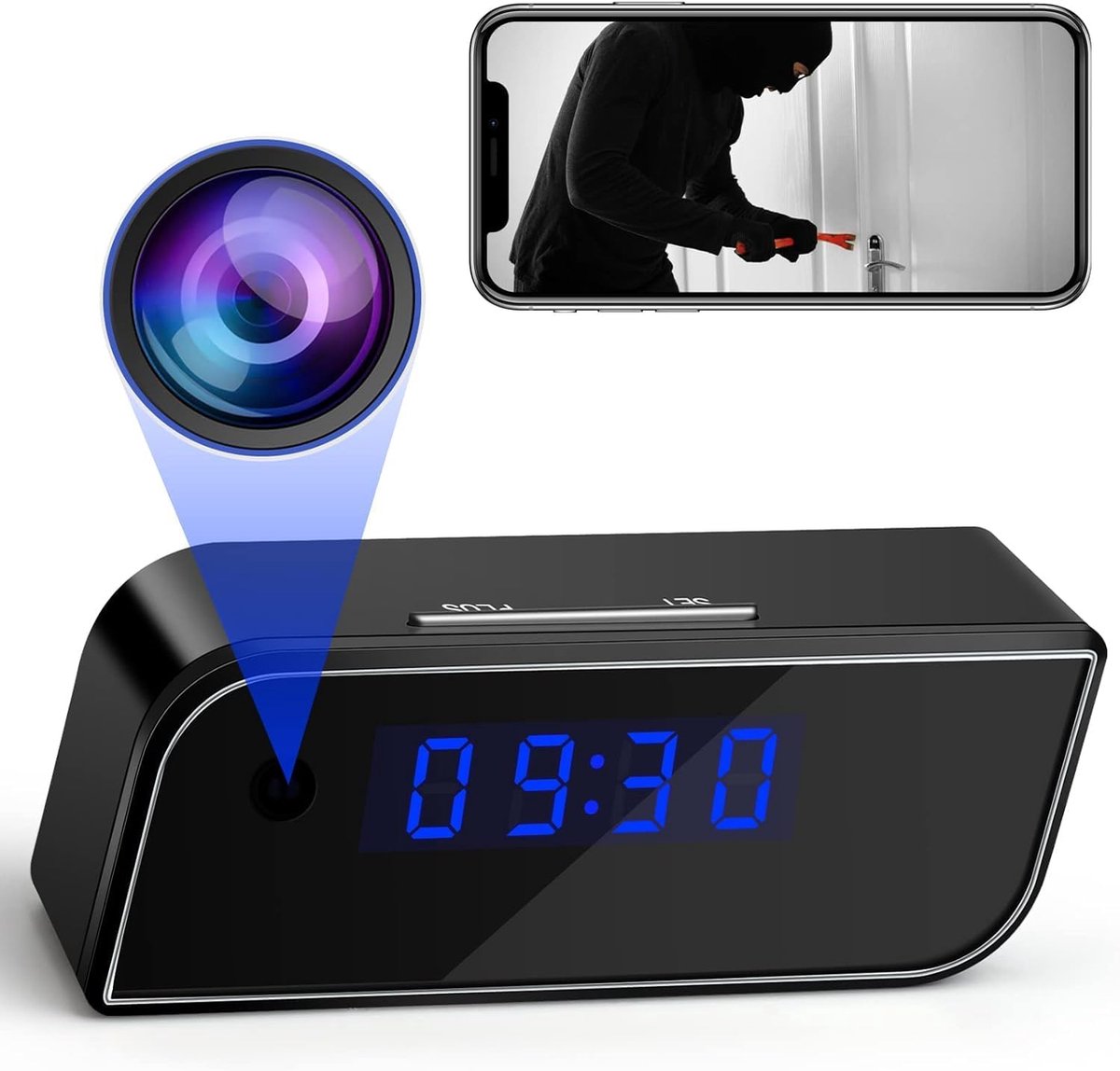 Verborgen Camera - Spy Camera - Spionage - Zwart