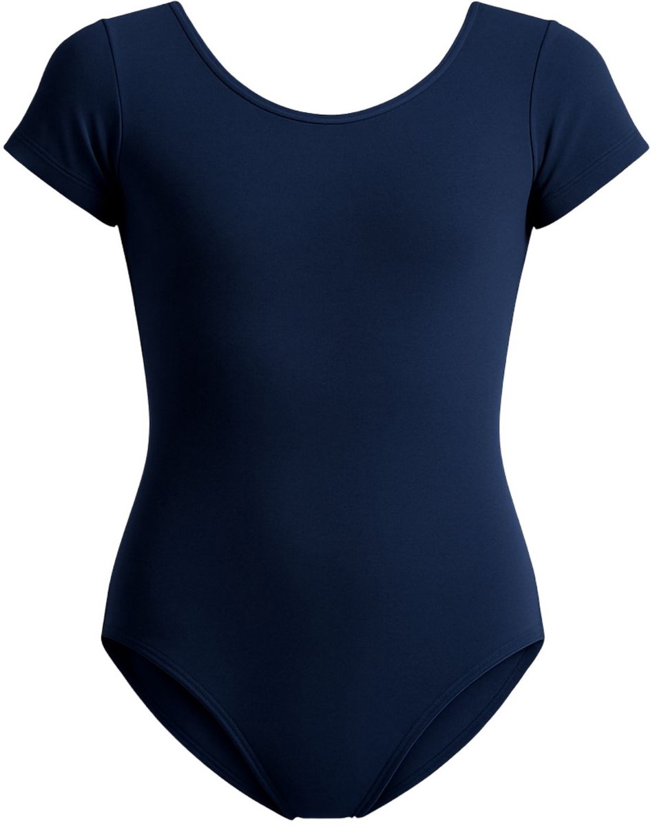 Balletpakje met korte mouw - Radiance - Navy - Marine blauw - Maat 104 / 110
