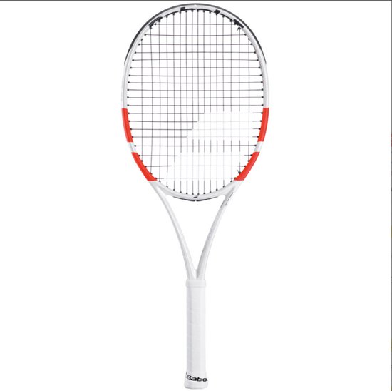 Babolat Pure Strike 100 305gr. 16/20 Wit/Rood/Zwart gripmaat 3 van Merkloos — afbeelding 3