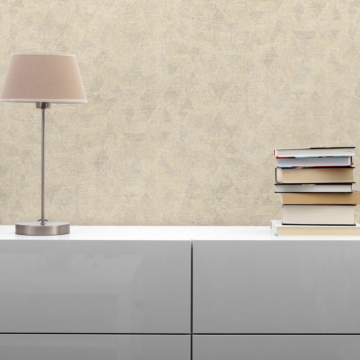 Tadessi M1-No.1832 Vliesbehang - Beige - Grafisch - 10,05 x 0,53 m
