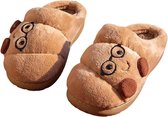 Hippe En Leuke Kinder Pantoffels In De Vorm Van Een Rendier Zeer Zacht Fun Factor Voor Meisjes Roze 118 1762979
