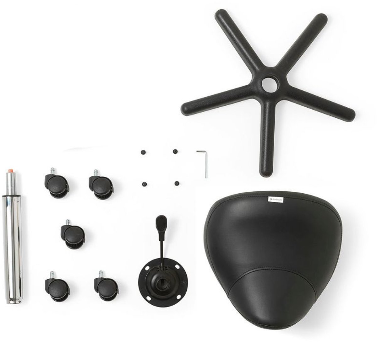 ZenGrowth ergonomische zadelkruk hoge gasveer - ARBO-gecertificeerd thumbnail 3