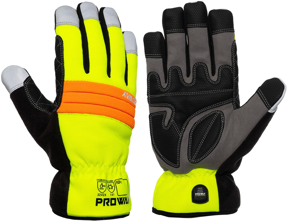 Proway Protection Mec Dex WN-741 – Werkhandschoenen – Winterhandschoen – Waterbestendig – Koudebestendig – Maat XL/10
