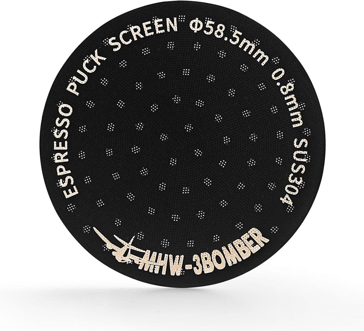 Set van 2 Espresso Puck Screens 57mm - Herbruikbare Metalen Koffiefilters voor 58mm Portafilter — cadeau in Cadeau-ideeën - foto 6