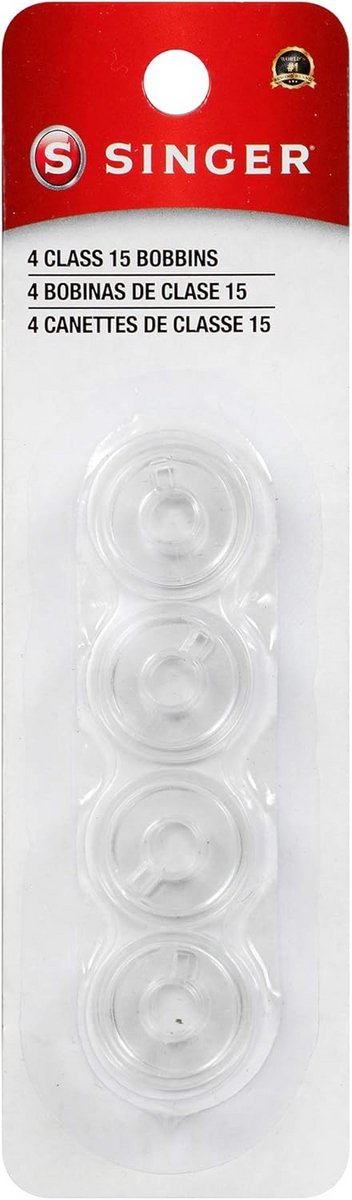 Naaimachine Spoelen Set - Klasse 15 Transparant Plastic - 4 Stuks Universele Spoelen