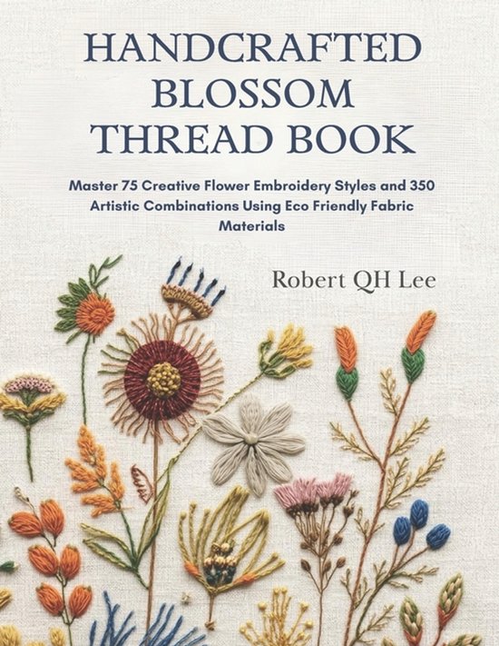 Handcrafted Blossom Thread Book