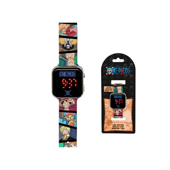 One Piece Led-klok Veelkleurig — afbeelding 2