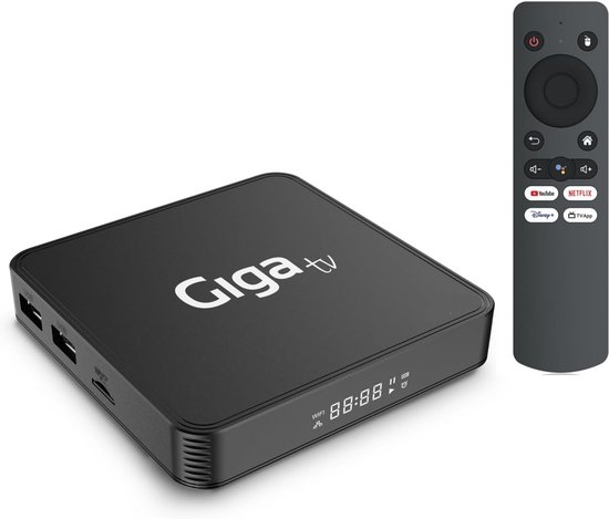 Android TV Box 13.0 met WiFi 6, Quad-Core Processor en 8K Ondersteuning ...