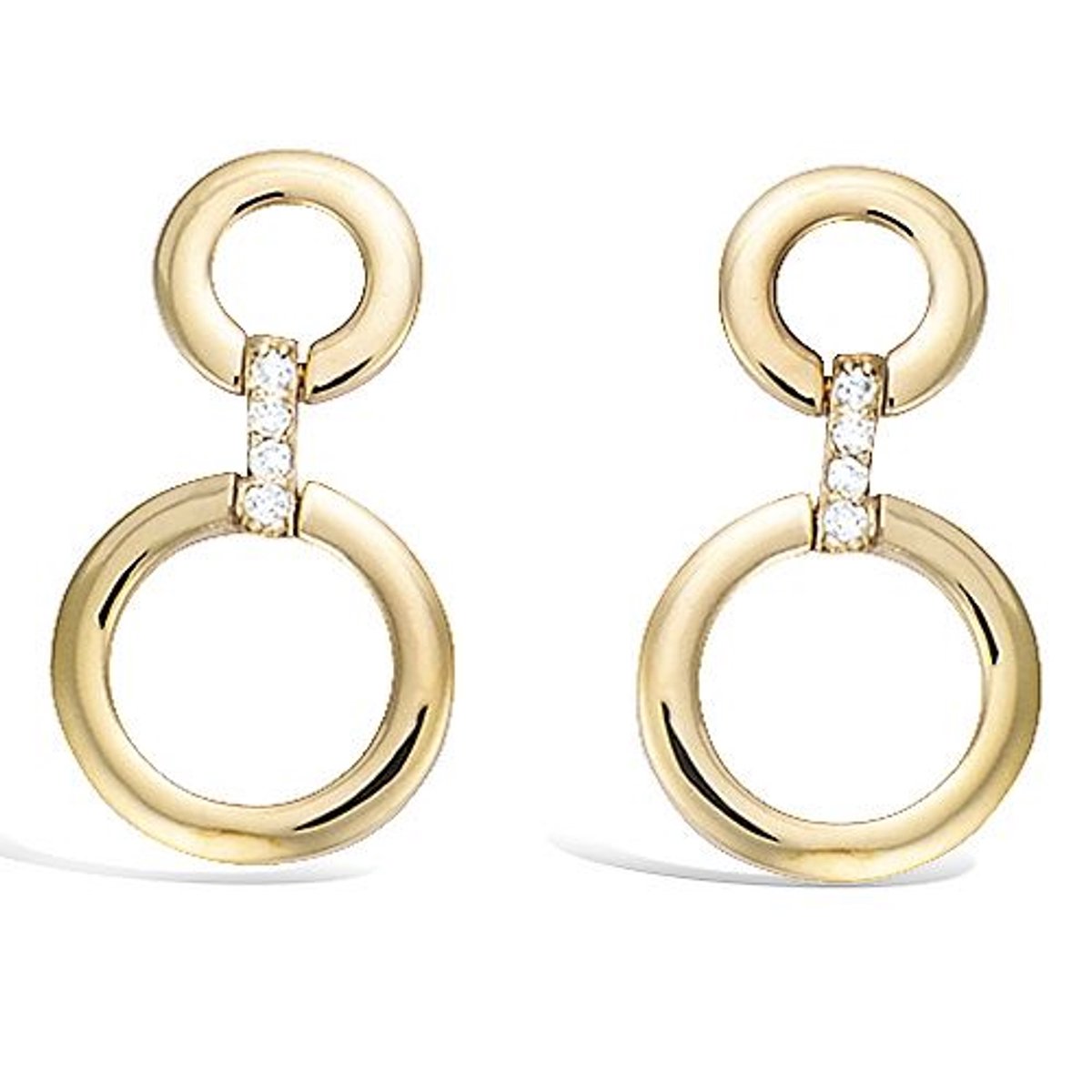 CHIVAL - Oorbellen 18K Verguld Goud "Solyn" - Elegant, Hypoallergeen, Luxe, Cadeau voor haar, Sieraad, Tijdloos, Oorstekers, Liefde, Romantiek, Geschenkverpakking, Kerst