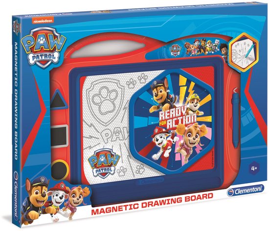Clementoni Kleuren & Knutselen, Paw Patrol Magnetisch tekenbord, Ardoise Magique - 15112