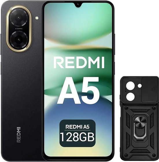 Xiaomi Redmi A5 - 4GB/128GB - BLACK - Met hoesje