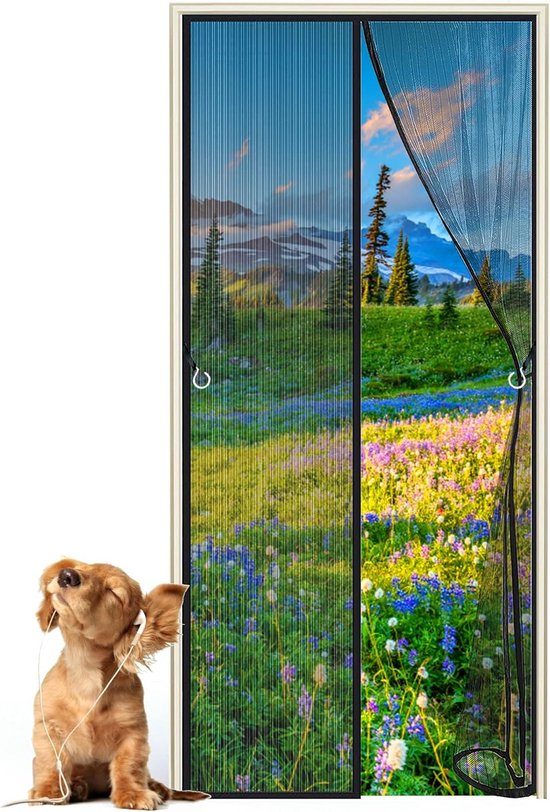 Magnetische hordeur 250 x 190 cm Anti Mosquito Bug Divider Gordijn Hond Huisdiervriendelijke