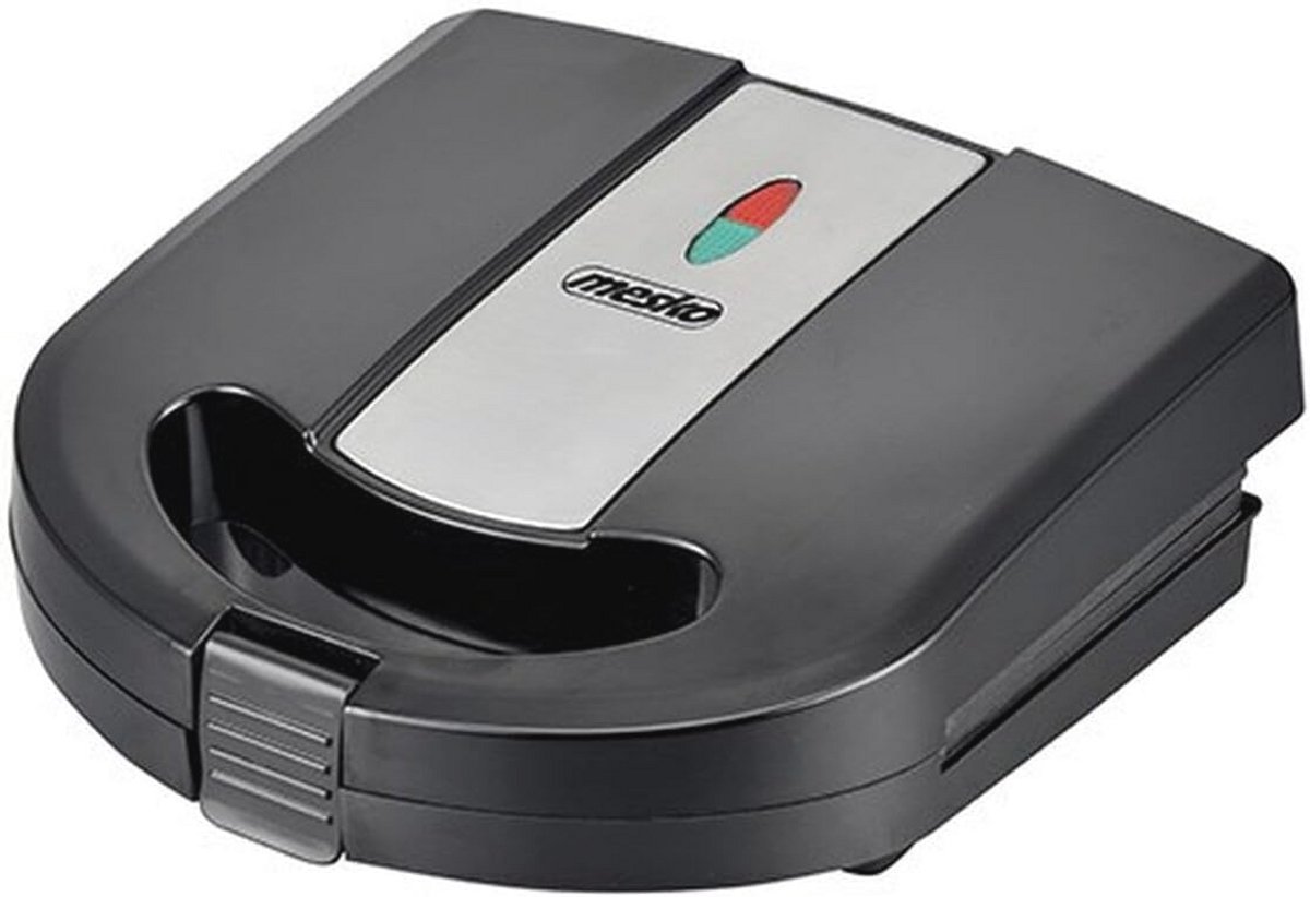 3-in-1 Contactgrill met 1000 Watt Vermogen - Tosti-, Wafel- en Grillmachine