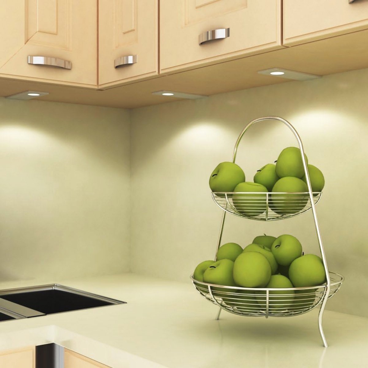 Moderne Led Keukenlamp voor Onderbouw en Opbouw - Warm Wit