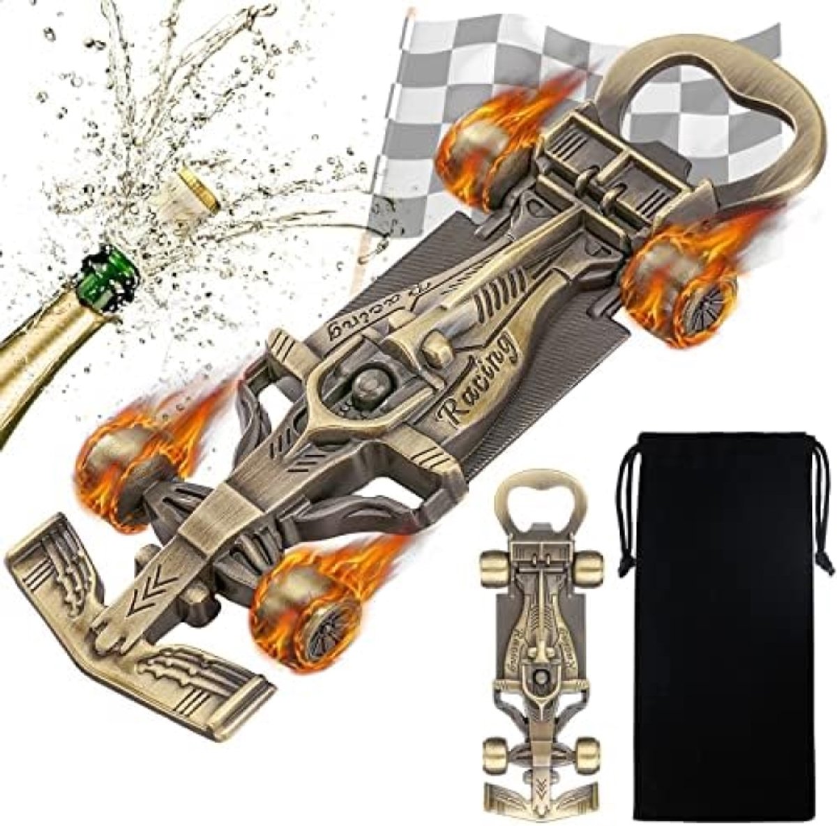 Raceauto Flesopener - Uniek Cadeau voor Autoliefhebbers