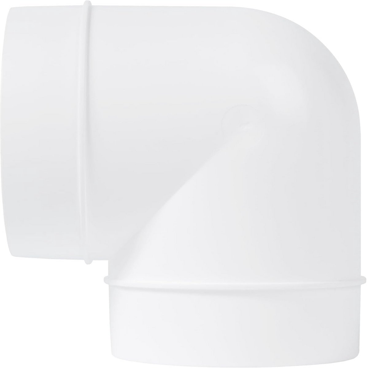 Buisverbinder 100 mm 90 graden voor ventilatie en afvoersystemen – ABS kunststof
