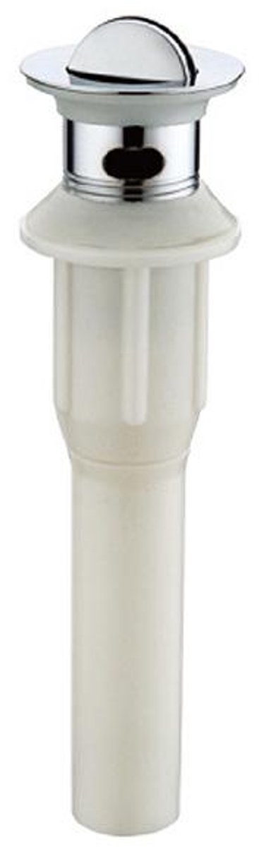 Hudor Clic-Clac Afvoer - Wit - 100% Messing - Afvoerplug Wastafel - Klik-Klak Afvoerstop - Modern Design - Elegant Badkamer Accessoire