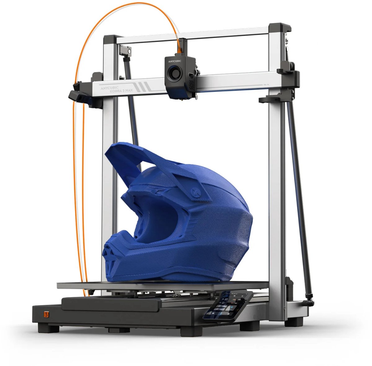 Anycubic Kobra 3 Max Combo 3D Printer – XXL Bouwvolume – 8-Kleuren ACE Color Engine – CoreXY Systeem – Automatische Bed Leveling – 600 mm/s Printsnelheid – PEI Flexplate – WiFi & App Bediening