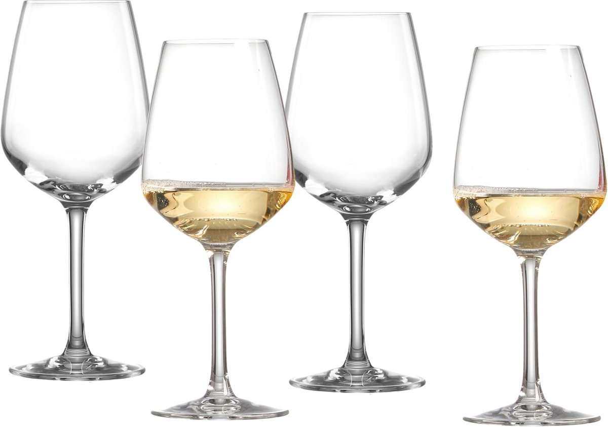 Witte wijnglazenset 4-delig voor elke gelegenheid