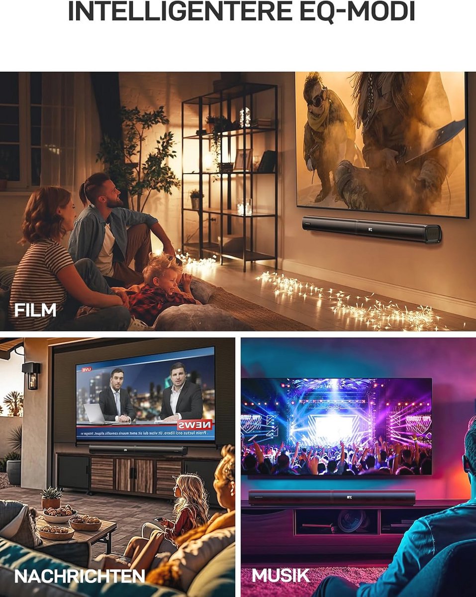 Soundbar 2.2 Kanaal Soundbar met Afneembaar Ontwerp - afbeelding 2