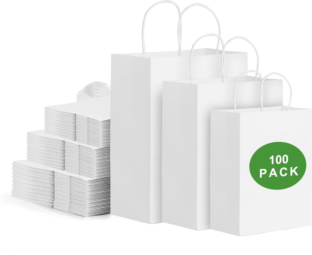 IMPERATORIS® Uitdeelzakjes met Strip/Stickers - Koekzakjes/Snoepzak/Geschenkzakjes - 100 stuks