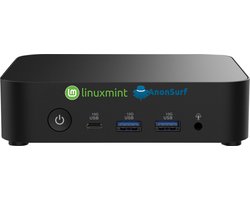 Micro computer voorgeïnstalleerd met Linux-mint 22.3 Anonymity versie (anti-chatcontrol-sleepnetwet)