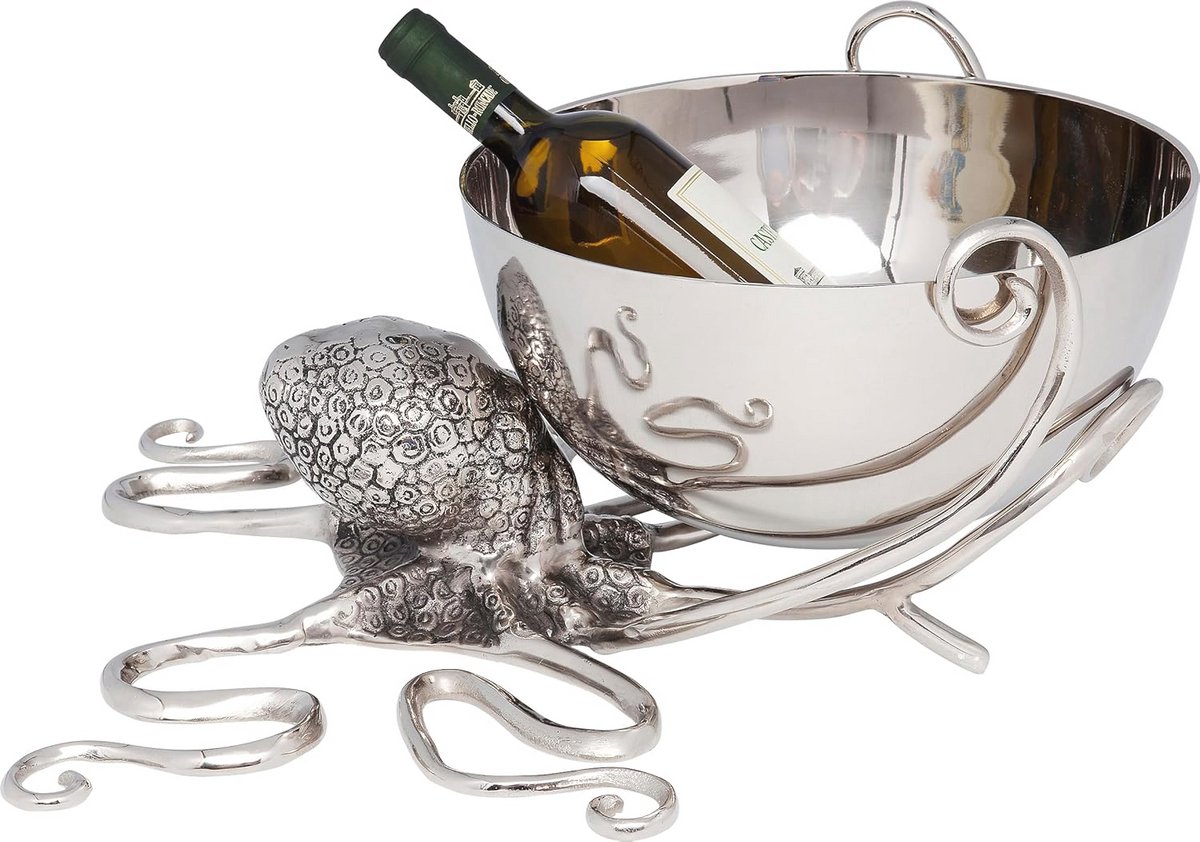 Octopus wijnkoeler met aluminium frame - 45 cm diameter, 7000 ml capaciteit