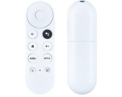 Vervangende Spraakafstandsbediening voor 2020 Google 4K TV Chromecast - Voice Bluetooth IR 4K Media Speler