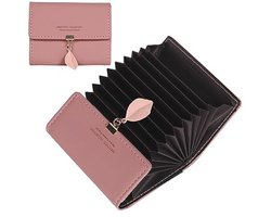 MoFut Kaartenetui voor Dames Met Muntvak, RFID-Blocker, Portemonnee Klein, Creditcardhouder van Glad en Zacht Synthetisch Leer